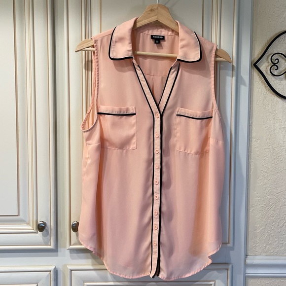 Torrid • Semi-sheer Tank • Like New, EUC - Picture 1 of 5